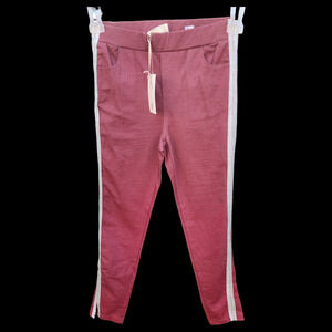 Mia Joy Joyfolie Fyfe Jegging Girls Size 14 Rust Skinny Rose Gold Glitter‎ NWT